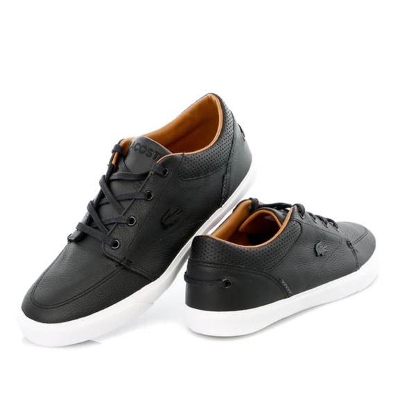 LACOSTE BAYLISS VULC PREMIUM TOP LEATHER SNEAKERS - Picture 2 of 7